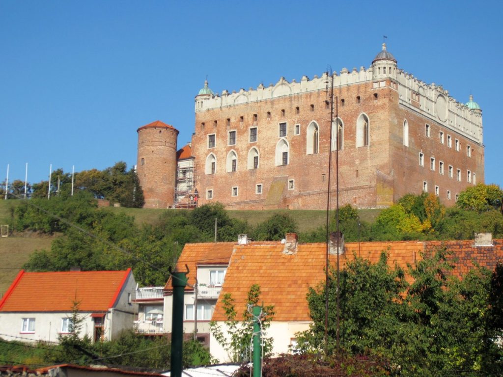 Zamek górujący na Golubiem-Dobrzyniem