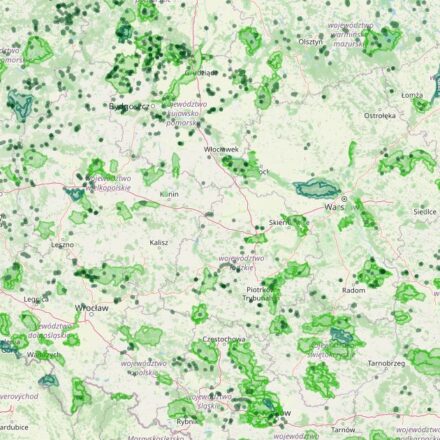 Polska – mapa form ochrony przyrody